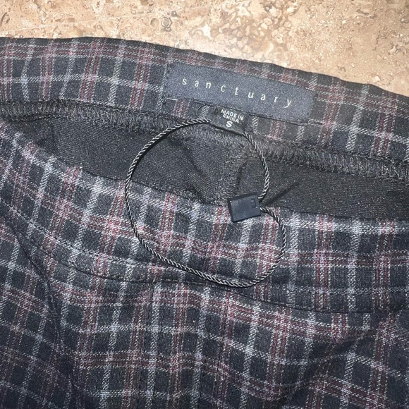FINAL DAY! Anthropologie Sanctuary Grease Plaid Leggings Pants - Picture 9 of 10